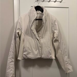 lululemon athletica Cream Puffer Jacket